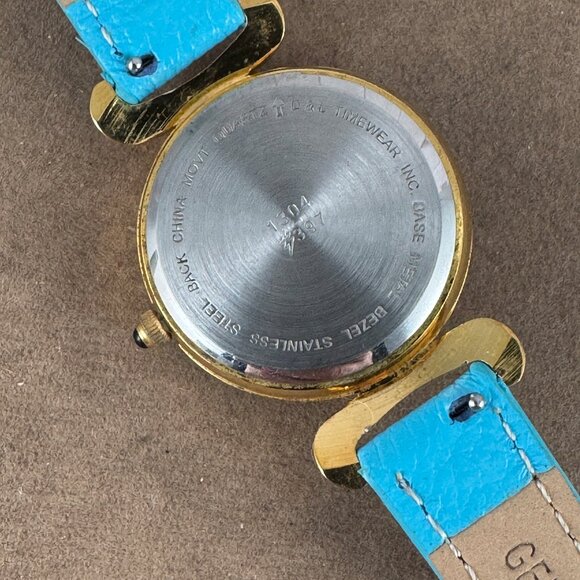 Vintage Wrangler Moonphase Gold Tone Watch with Date - Picture 7 of 9